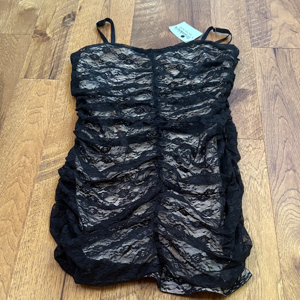 NWT Katie J NYC Juniors Monique Black Dress Size L